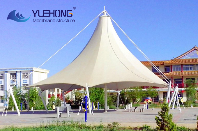 Outdoor landscape membrane structure