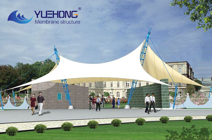 Membrane structure canopy