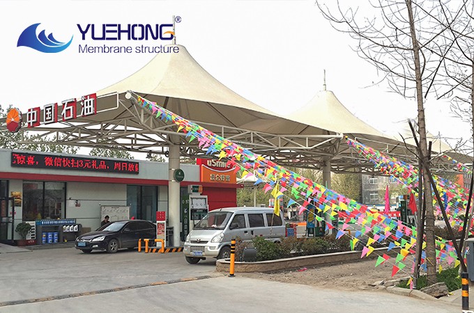 Shop membrane canopy